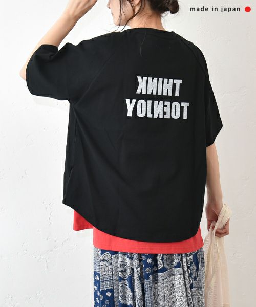 and quarter｜バックプリントロゴTee [[131309F]][C]