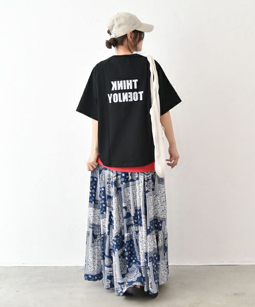 and quarter｜バックプリントロゴTee [[131309F]][C]