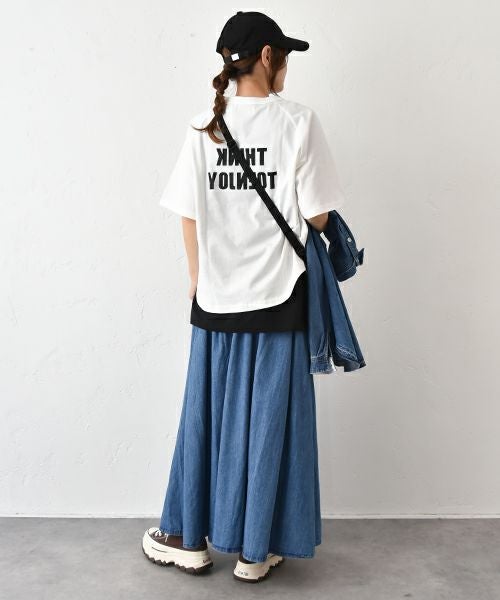 and quarter｜バックプリントロゴTee [[131309F]][C]