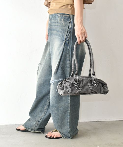 HUMS｜デニムバッグ [[Z250508]][C]