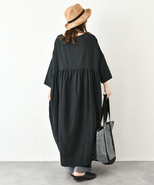 No18｜Wガーゼギャザーワンピース [[CE1OP220705C]][C]