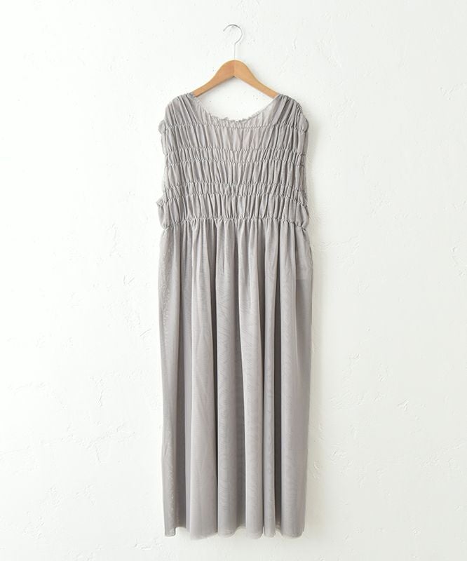 HUMS｜シアーノースリーブワンピース [[CJM-0006]][C]