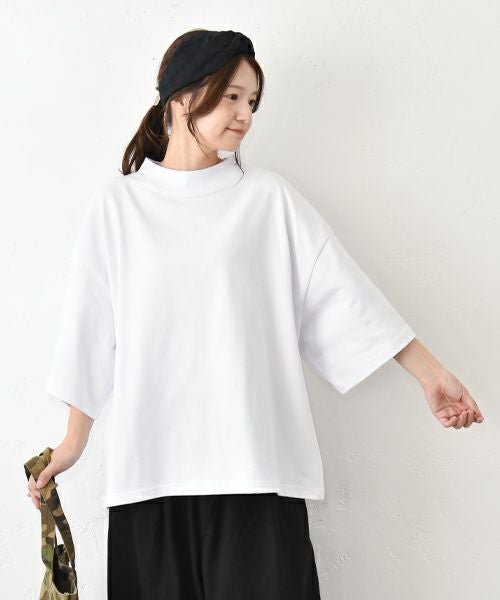 hagumu｜ハイネックカットソー [[C-750]][C]