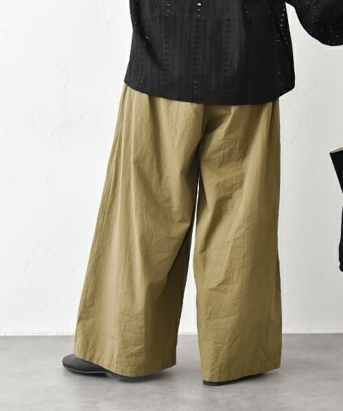 hagumu｜イージーワイドパンツ [[C-751]][C]