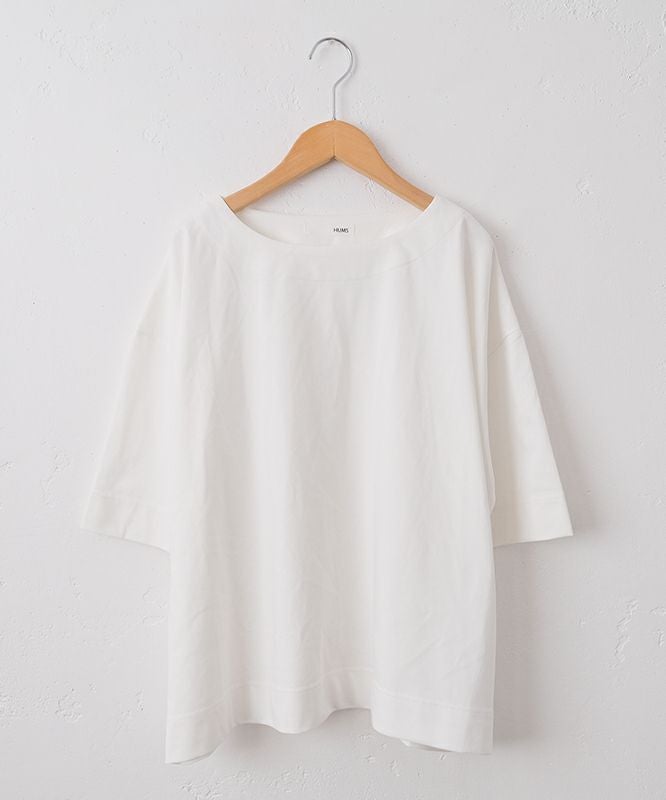  HUMS｜クルー5分袖カットソー [[C-5073]][C]