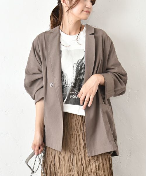 HUMS｜バックギャザージャケット [[HUM-069]][C]