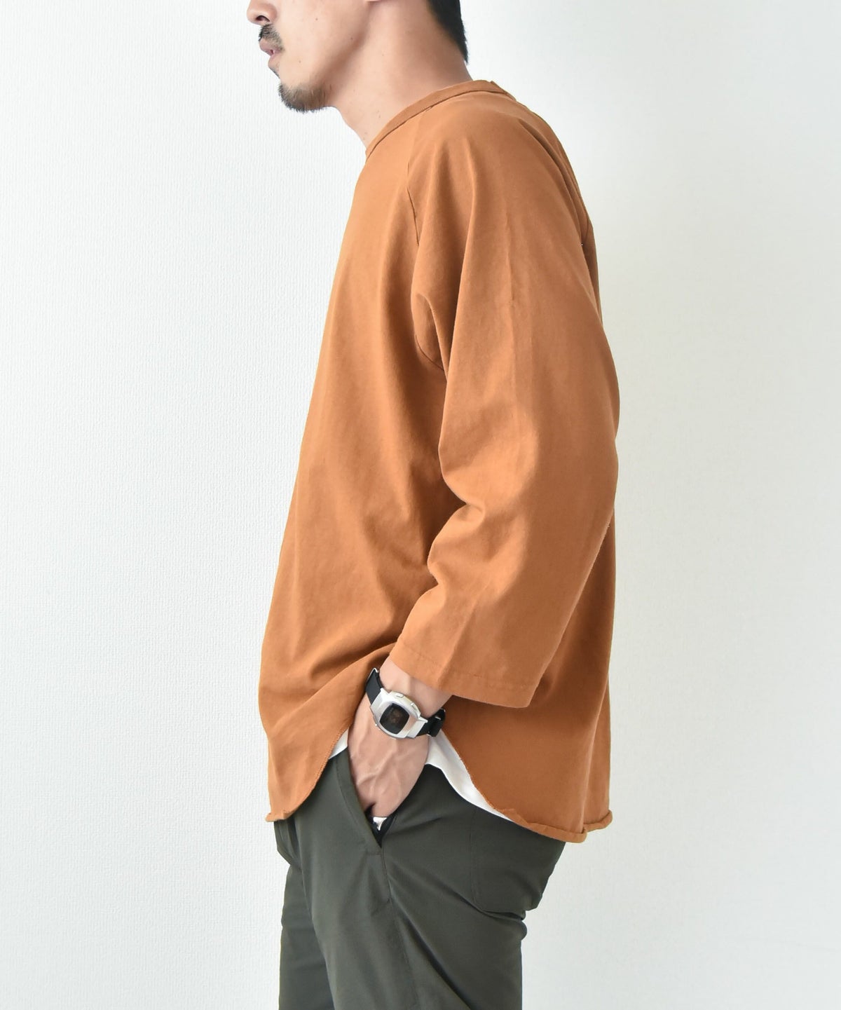 WALLA WALLA SPORT｜3/4 BASEBALL TEE SOLID [[3/4 BASEBALL TEE SOLID-25AW]][D]