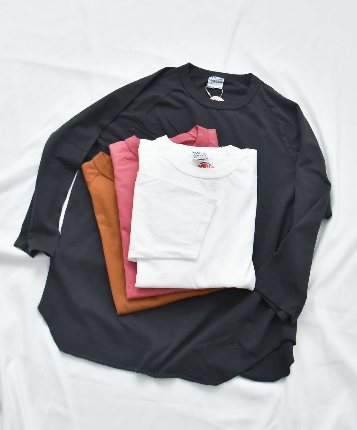  WALLA WALLA SPORT｜3/4 BASEBALL TEE SOLID [[3/4 BASEBALL TEE SOLID-25AW]][D]