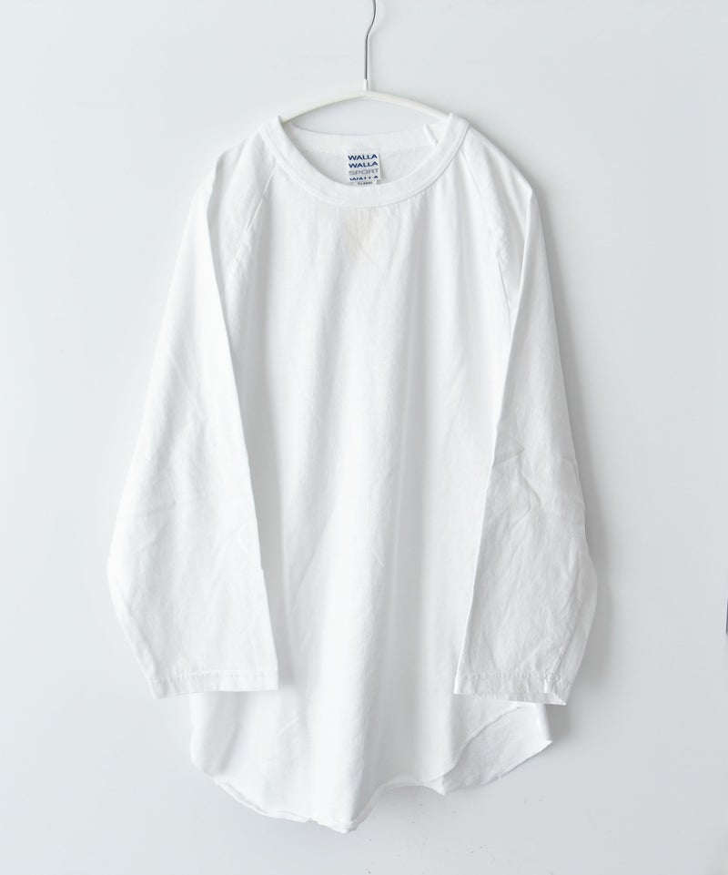  WALLA WALLA SPORT｜3/4 BASEBALL TEE SOLID [[3/4 BASEBALL TEE SOLID-25AW]][D]