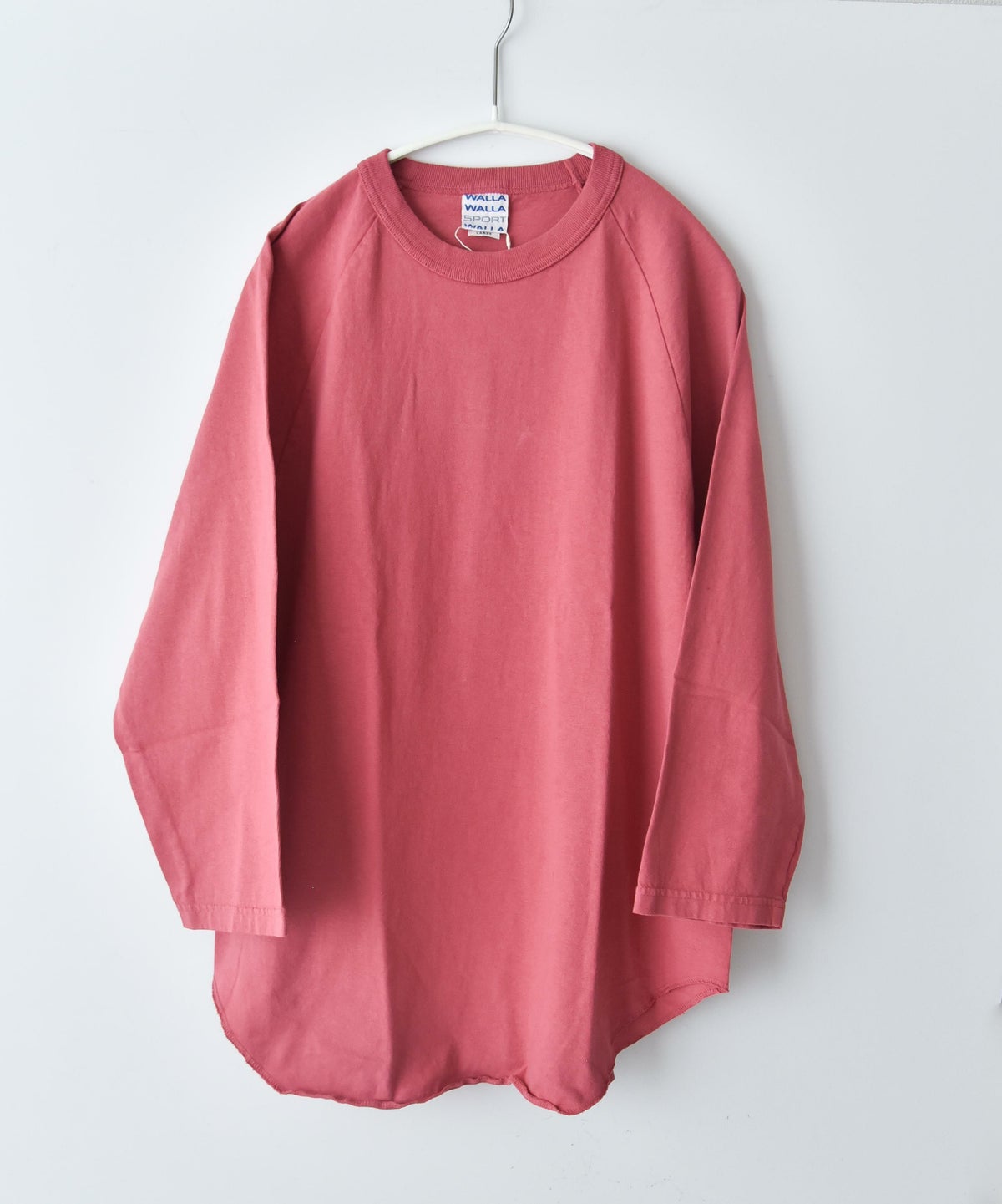  WALLA WALLA SPORT｜3/4 BASEBALL TEE SOLID [[3/4 BASEBALL TEE SOLID-25AW]][D]