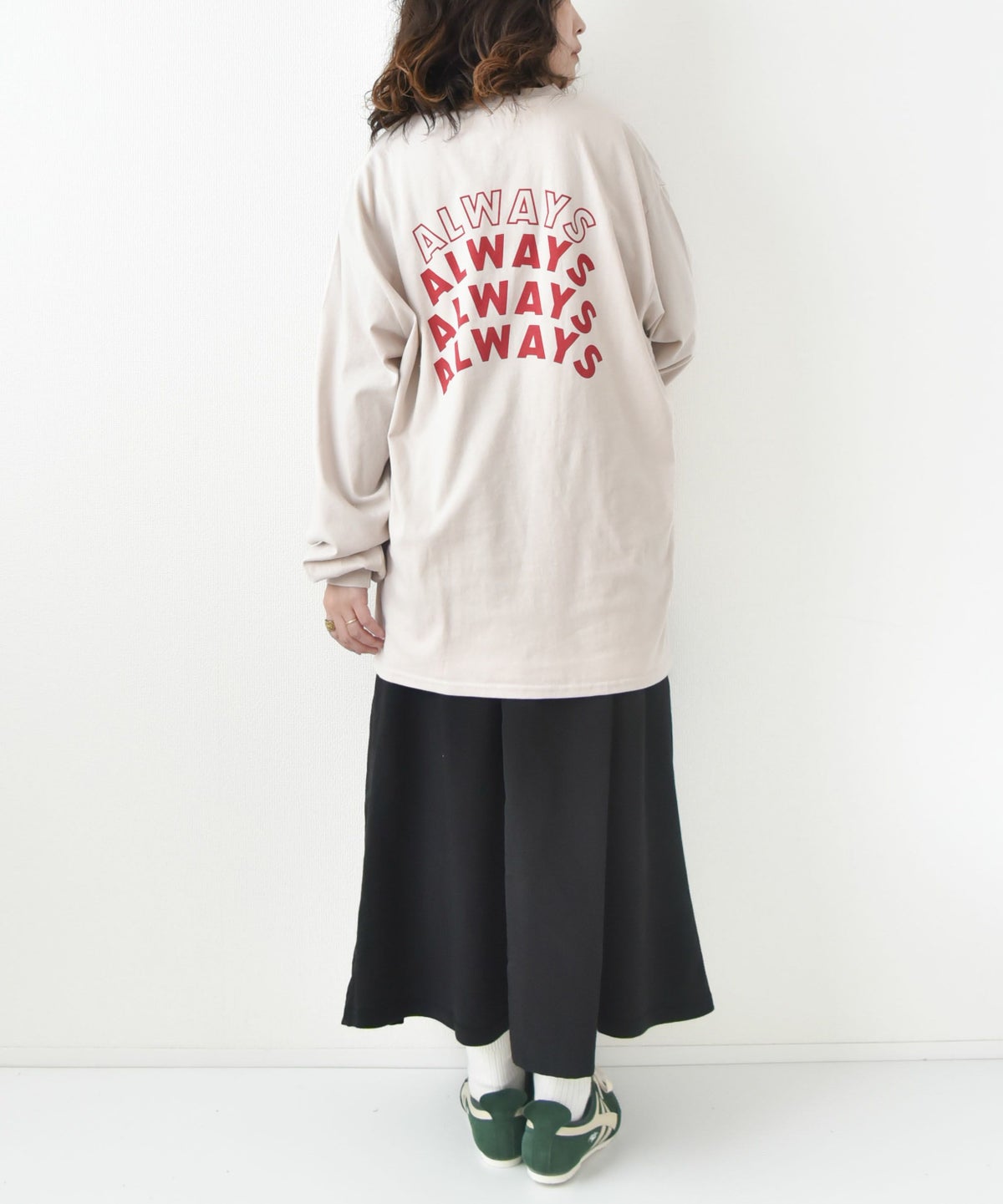 day standard｜NEVER ロングスリーブTシャツ [[ds-715402F]][D]