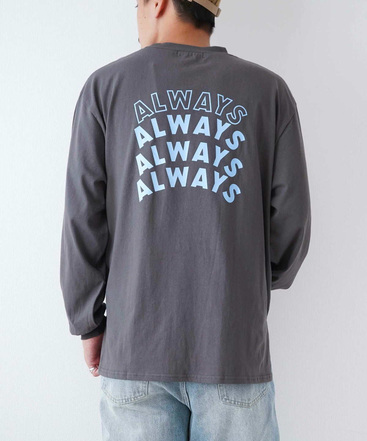 day standard｜NEVER ロングスリーブTシャツ [[ds-715402F]][D]