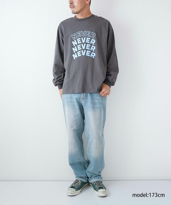 day standard｜NEVER ロングスリーブTシャツ [[ds-715402F]][D]