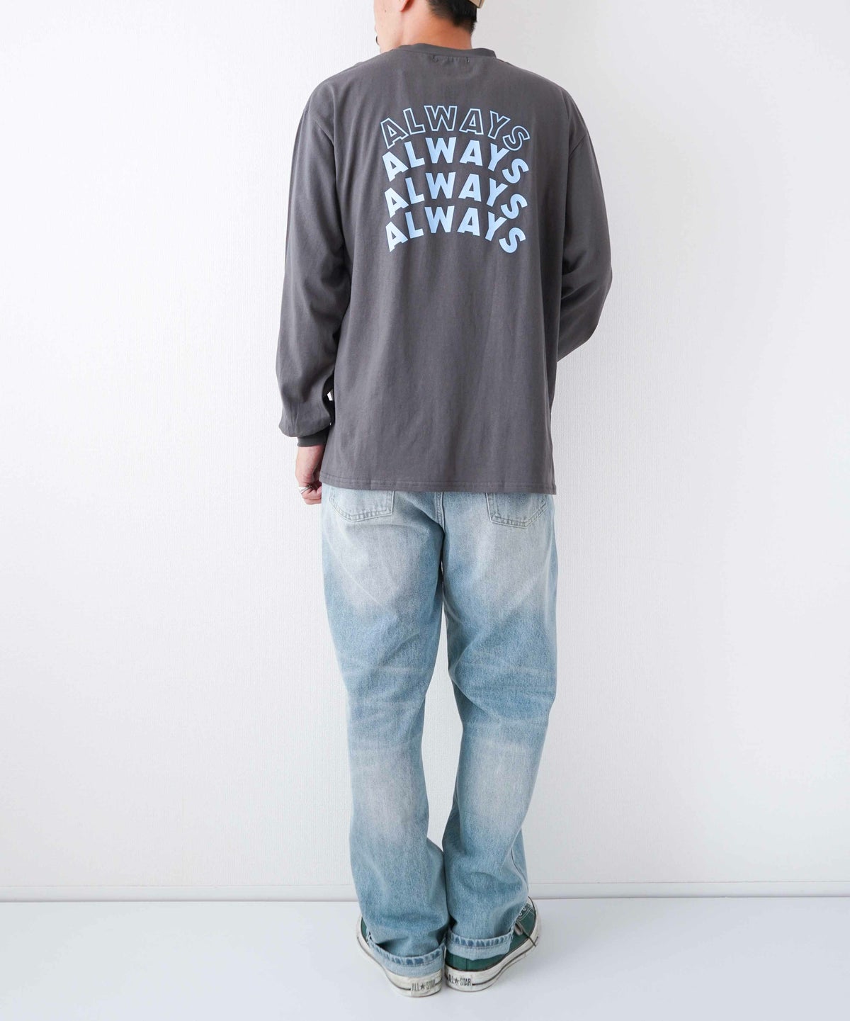 day standard｜NEVER ロングスリーブTシャツ [[ds-715402F]][D]