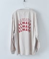 day standard｜NEVER ロングスリーブTシャツ [[ds-715402F]][D]