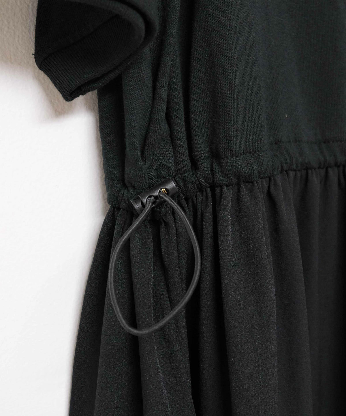 day standard｜異素材切り替えアシンメトリー　7分袖ワンピース [[K52125-28]][D]