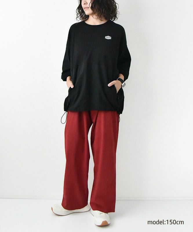 day standard｜異素材切り替え7分袖プルオーバー [[K52124-28]][D]