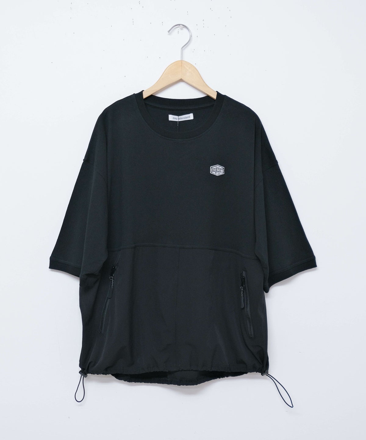 day standard｜異素材切り替え7分袖プルオーバー [[K52124-28]][D]