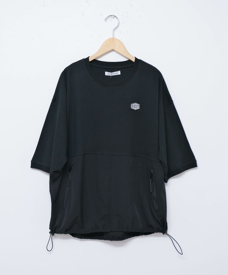 day standard｜異素材切り替え7分袖プルオーバー [[K52124-28]][D]