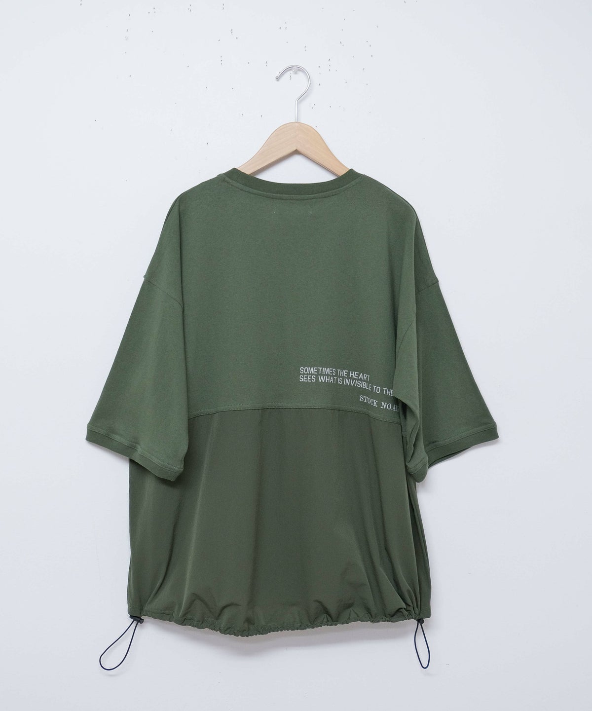 day standard｜異素材切り替え7分袖プルオーバー [[K52124-28]][D]