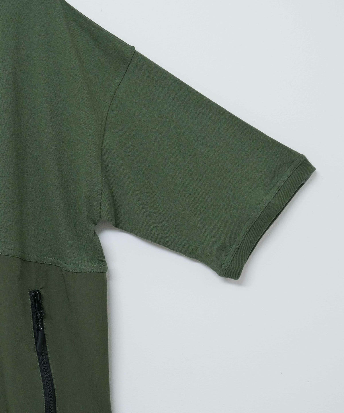 day standard｜異素材切り替え7分袖プルオーバー [[K52124-28]][D]