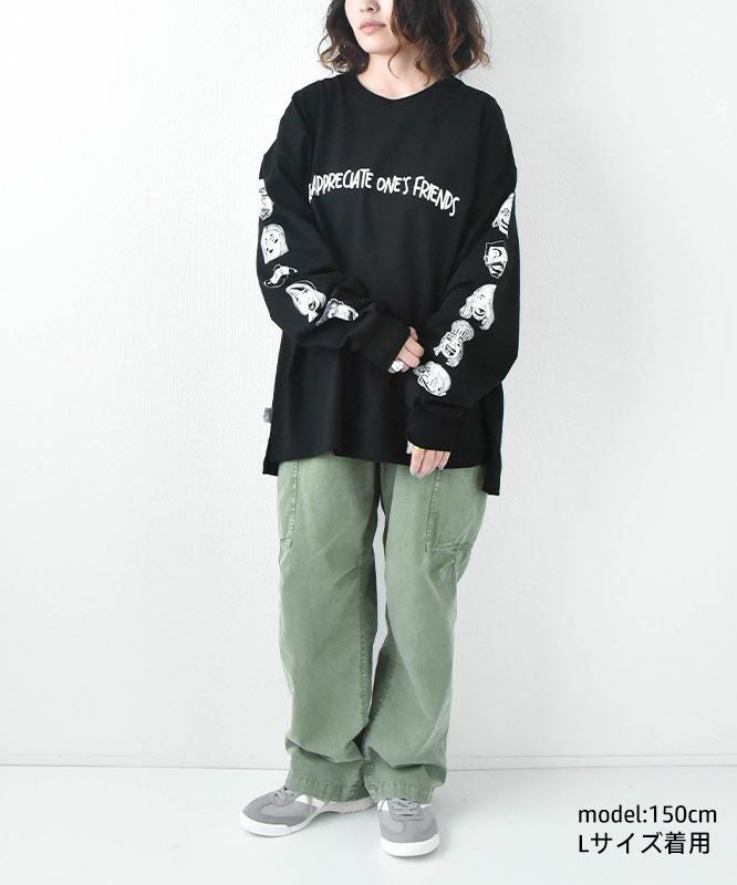 ジムマスター｜7.4oz friends ビッグロンTee [[G621779]][D]