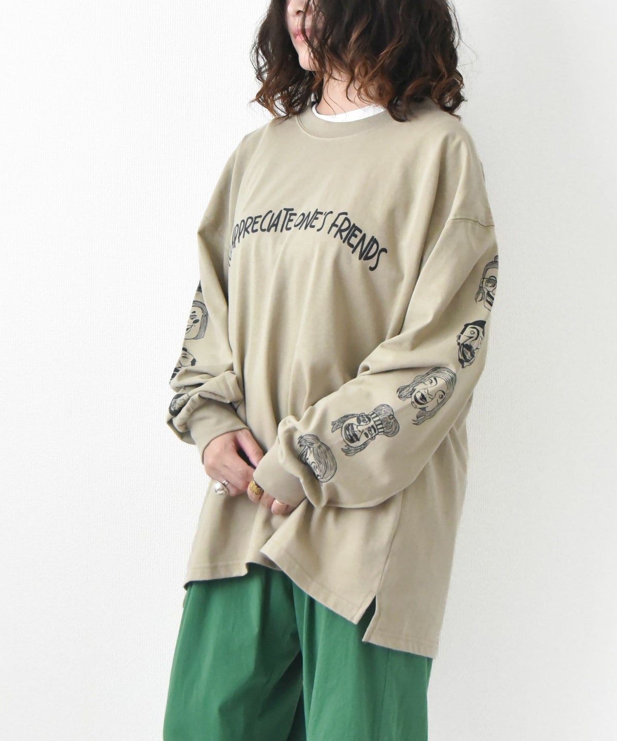 ジムマスター｜7.4oz friends ビッグロンTee [[G621779]][D]