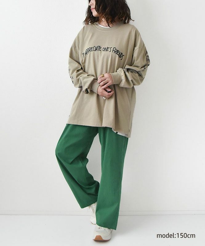 ジムマスター｜7.4oz friends ビッグロンTee [[G621779]][D]