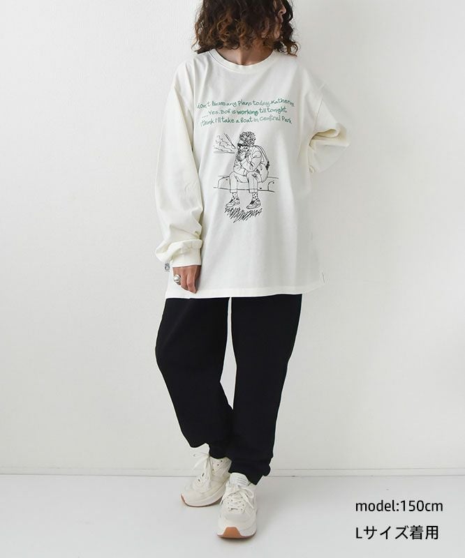 ジムマスター｜6.2oz ピグメント　CALLING ロンTee [[G633734]][D]