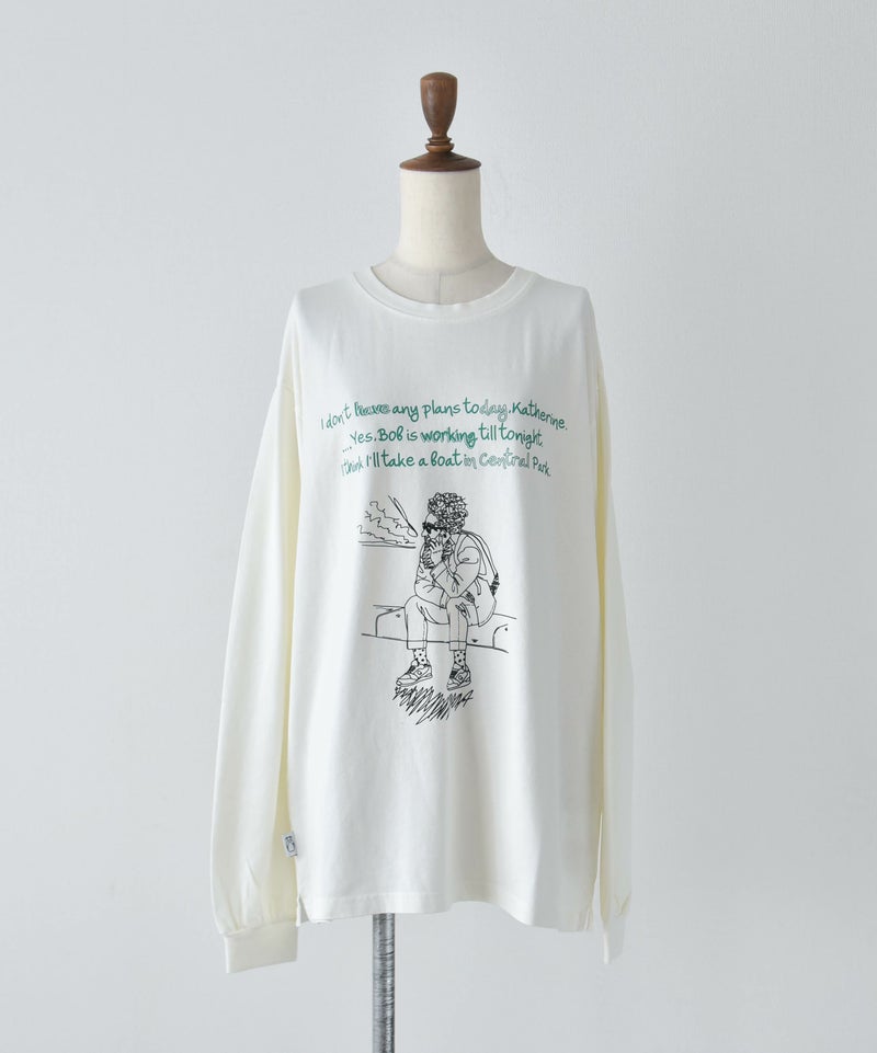 ジムマスター｜6.2oz ピグメント　CALLING ロンTee [[G633734]][D]