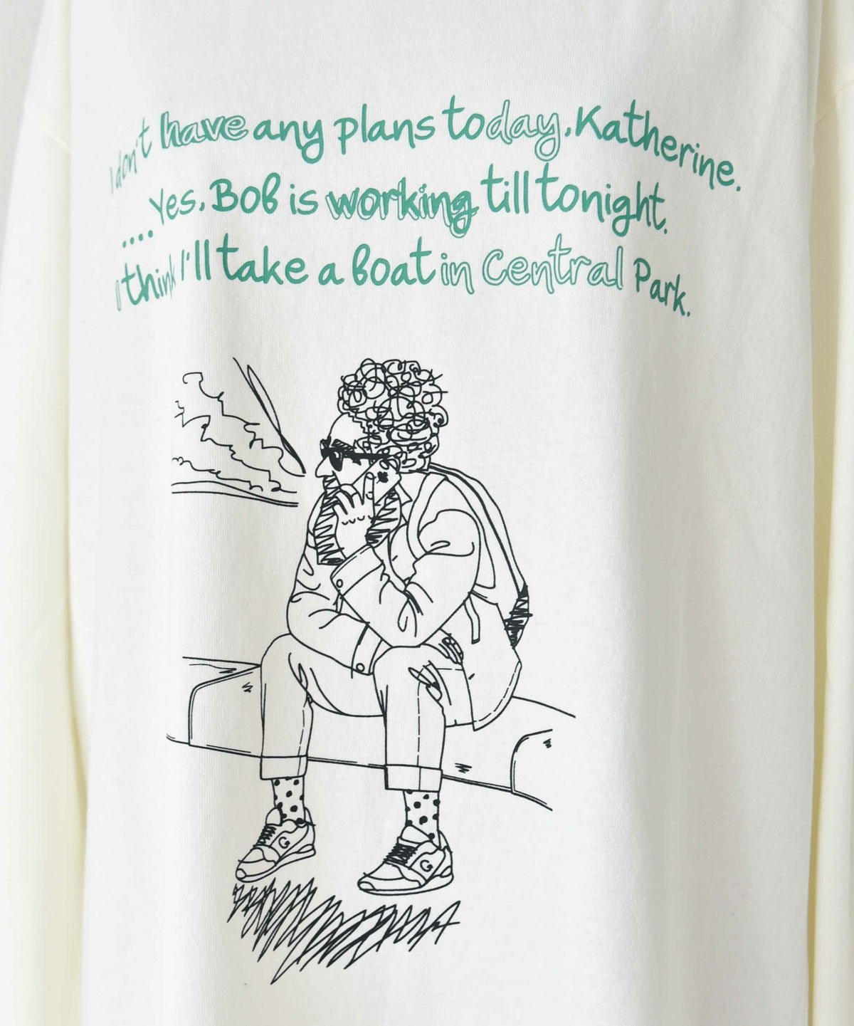 ジムマスター｜6.2oz ピグメント　CALLING ロンTee [[G633734]][D]