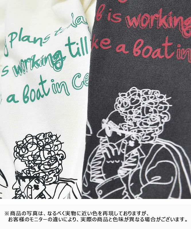 ジムマスター｜6.2oz ピグメント　CALLING ロンTee [[G633734]][D]