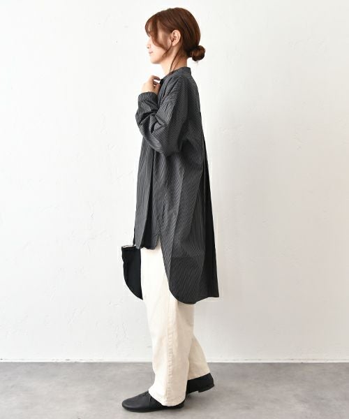 SETTEN｜製品染めバルーンスリーブシャツ [[SSET-4017]][C]