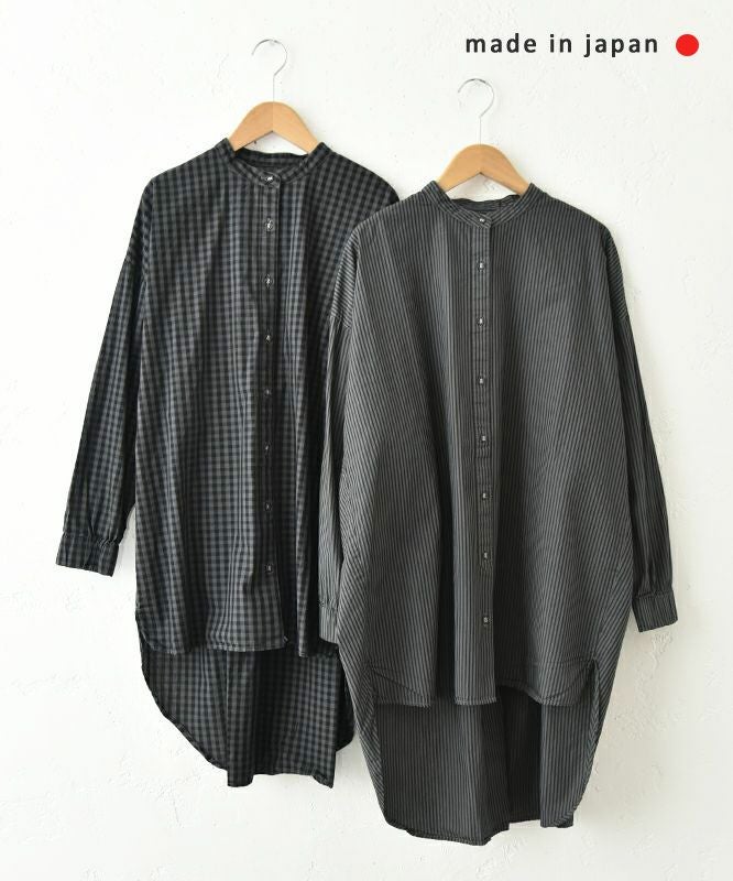 SETTEN｜製品染めバルーンスリーブシャツ [[SSET-4017]][C]