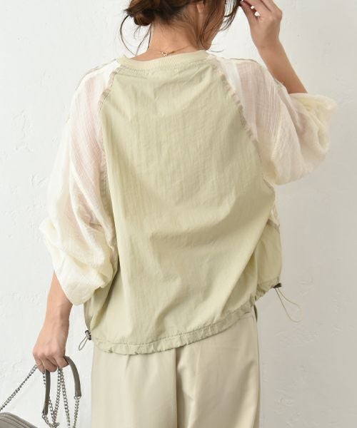 HUMS｜ラインシアーMIXプルオーバー [[RNK-2581]][C]