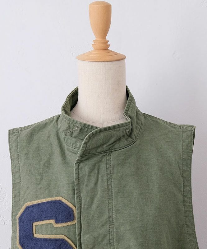 DENIM&DUNGAREE｜バックサテンモッズリメイクベスト [[22580207]][C]