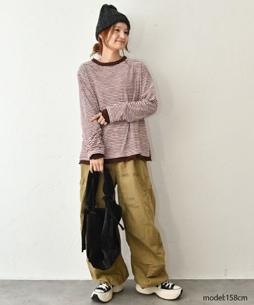 DENIM&DUNGAREE｜アンティークウェザーカーゴパンツ [[22580616]][C]