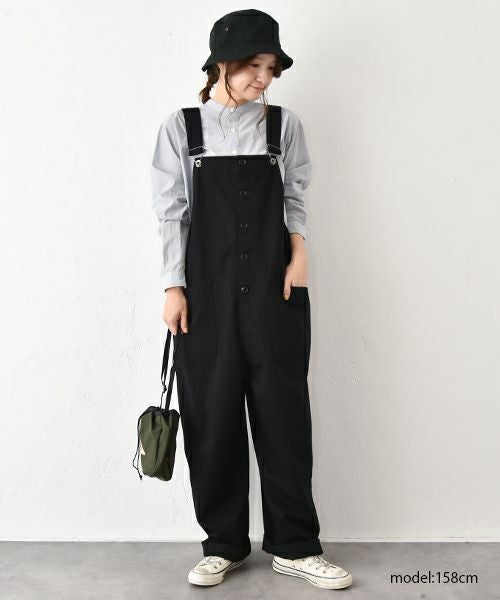 D.M.G.｜BIGポケットオーバーオール [[14-364T]][C] | ma28 ONLINE STORE