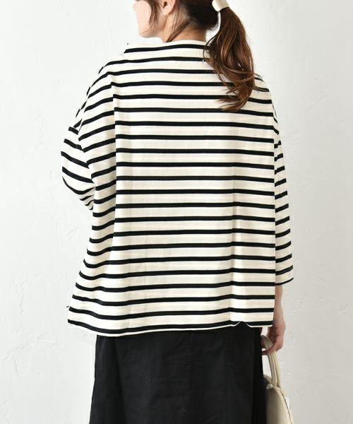 NARU｜ワイドボーダー カットプルオーバー [[650210]][C]