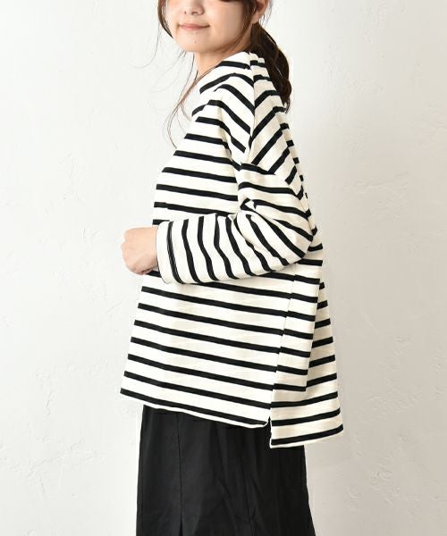 NARU｜ワイドボーダー カットプルオーバー [[650210]][C]