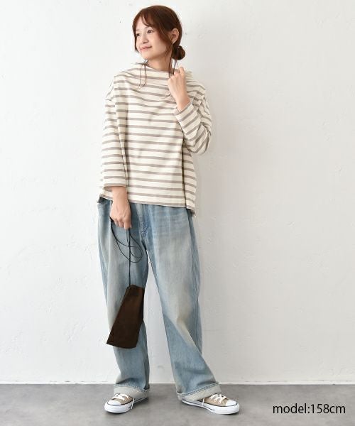 NARU｜ワイドボーダー カットプルオーバー [[650210]][C]
