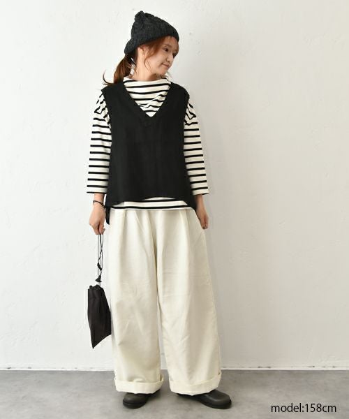 NARU｜ワイドボーダー カットプルオーバー [[650210]][C]