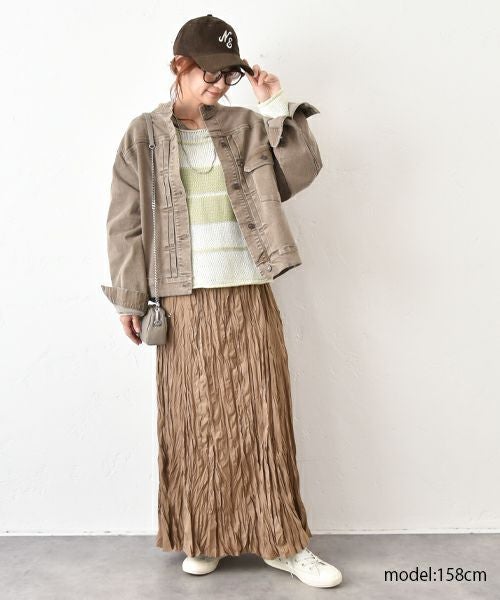 HUMS｜ランダムボーダーニット [[030252]][C]