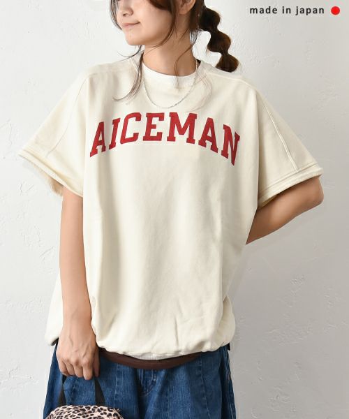 and quarter｜半袖ロゴスウェット [[MA-052]][C]