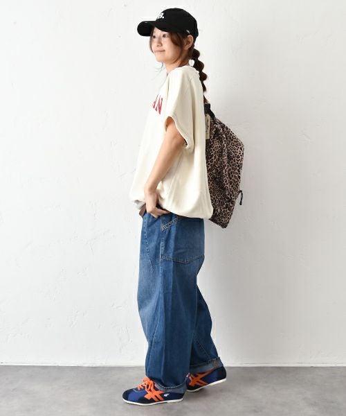 and quarter｜半袖ロゴスウェット [[MA-052]][C]