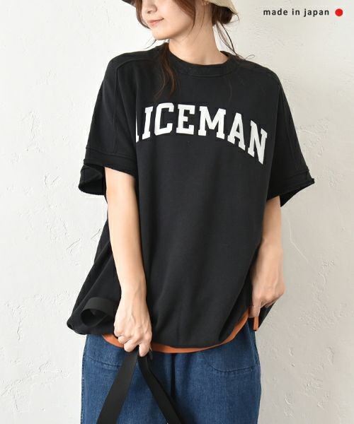 and quarter｜半袖ロゴスウェット [[MA-052]][C]