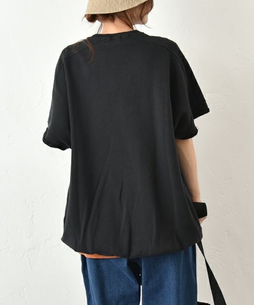 and quarter｜半袖ロゴスウェット [[MA-052]][C]