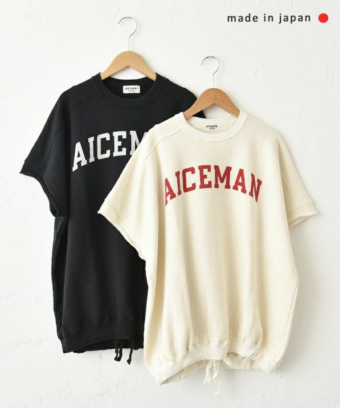 and quarter｜半袖ロゴスウェット [[MA-052]][C]