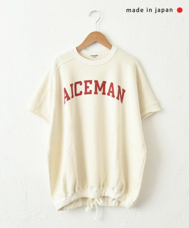 and quarter｜半袖ロゴスウェット [[MA-052]][C]
