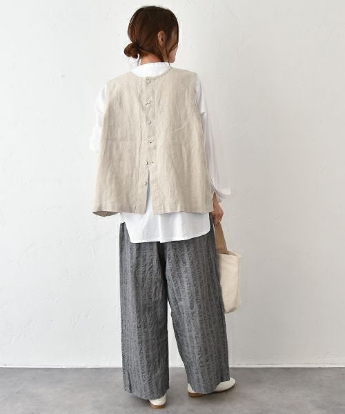 HEAVENLY｜Linen 2way Vest [[2548032]][C]